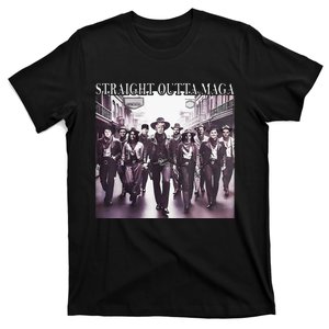 Straight Outta Maga Funny Trump 2024 T-Shirt