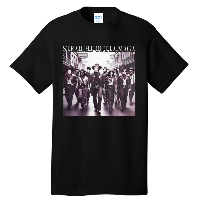 Straight Outta Maga Funny Trump 2024 Tall T-Shirt