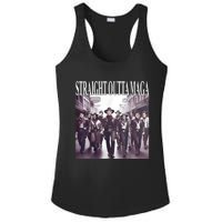 Straight Outta Maga Funny Trump 2024 Ladies PosiCharge Competitor Racerback Tank