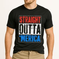 Straight Outta Merica 4th Of July Cooling Performance Crew T-Shirt