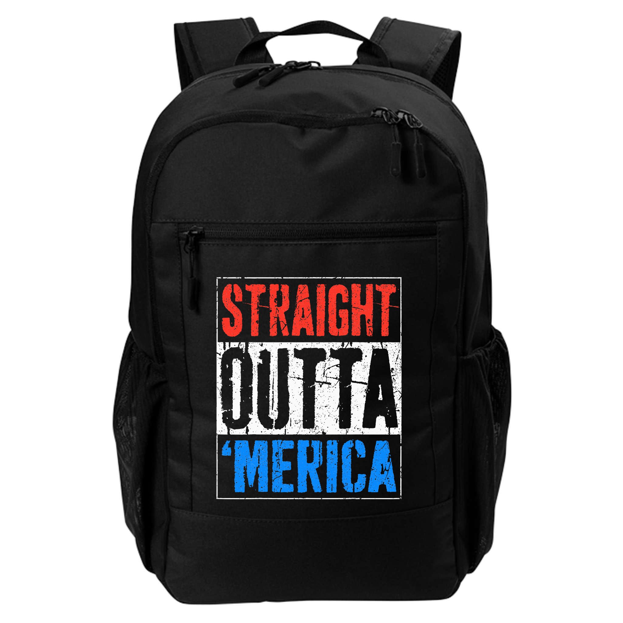 Straight Outta Merica 4th Of July Backpack