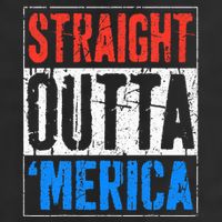 Straight Outta Merica 4th Of July Adult Drive Performance Visor