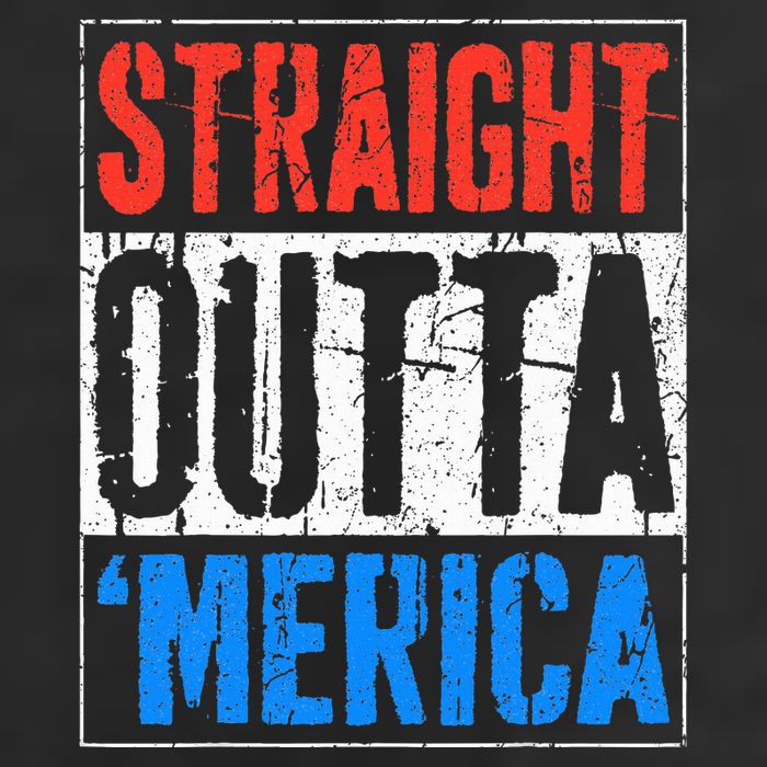 Straight Outta Merica 4th Of July Adult Drive Performance Visor