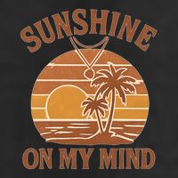 Sunshine on My Mind 7 Panel Mesh Trucker Snapback Hat