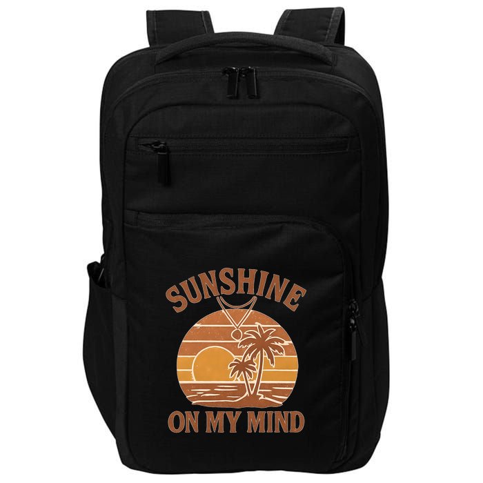 Sunshine on My Mind Impact Tech Backpack