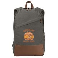 Sunshine on My Mind Cotton Canvas Backpack
