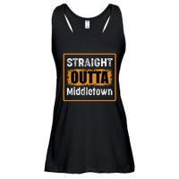 Straight Outta Middletown Ohio USA Retro Distressed Vintage Ladies Essential Flowy Tank