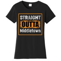 Straight Outta Middletown Ohio USA Retro Distressed Vintage Women's T-Shirt