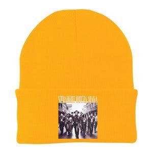 Straight Outta Maga Funny Trump 2024 Knit Cap Winter Beanie