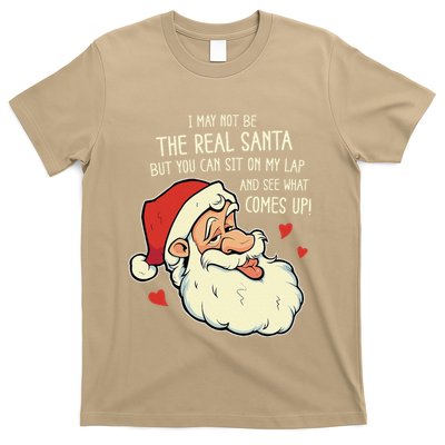 Sit On My Lap Funny Rude Xmas Naughty Christmas T-Shirt