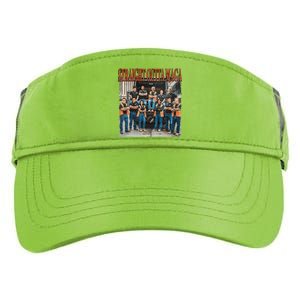 Straight Outta Maga Funny Trump 2024 Adult Drive Performance Visor