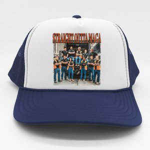 Straight Outta Maga Funny Trump 2024 Trucker Hat