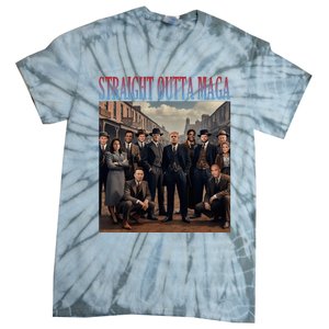 Straight Outta Maga Funny Trump 2024 Tie-Dye T-Shirt