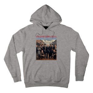 Straight Outta Maga Funny Trump 2024 Tall Hoodie