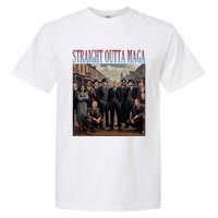 Straight Outta Maga Funny Trump 2024 Garment-Dyed Heavyweight T-Shirt