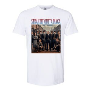 Straight Outta Maga Funny Trump 2024 Softstyle CVC T-Shirt