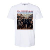 Straight Outta Maga Funny Trump 2024 Softstyle CVC T-Shirt