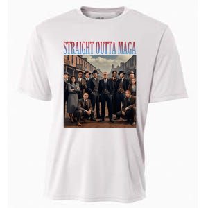 Straight Outta Maga Funny Trump 2024 Cooling Performance Crew T-Shirt