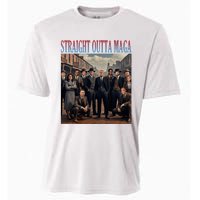 Straight Outta Maga Funny Trump 2024 Cooling Performance Crew T-Shirt