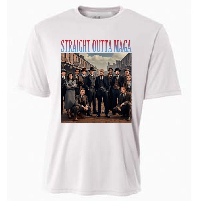 Straight Outta Maga Funny Trump 2024 Cooling Performance Crew T-Shirt