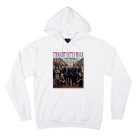 Straight Outta Maga Funny Trump 2024 Hoodie