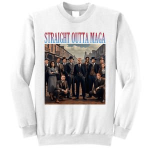 Straight Outta Maga Funny Trump 2024 Sweatshirt