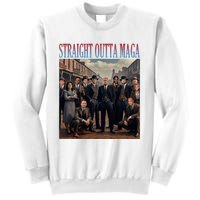 Straight Outta Maga Funny Trump 2024 Sweatshirt