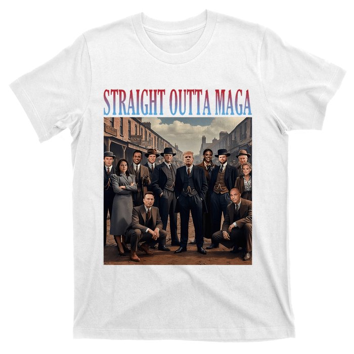 Straight Outta Maga Funny Trump 2024 T-Shirt