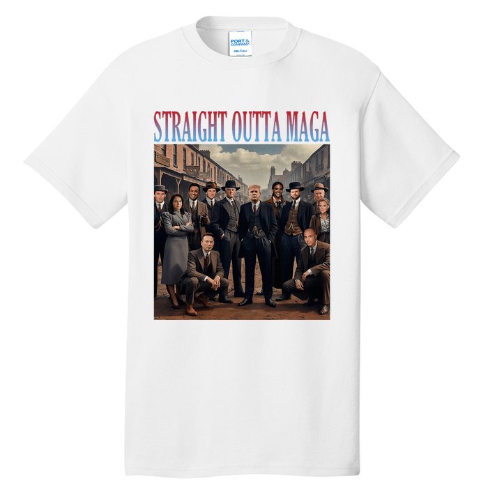 Straight Outta Maga Funny Trump 2024 Tall T-Shirt