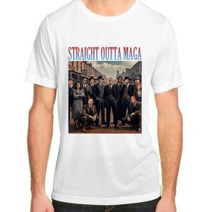 Straight Outta Maga Funny Trump 2024 Adult ChromaSoft Performance T-Shirt