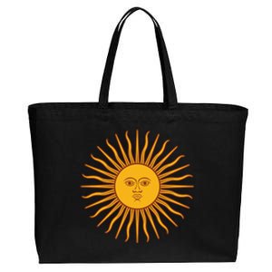 Sun Of May Argentina Cotton Canvas Jumbo Tote