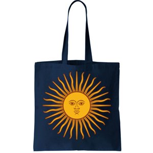 Sun Of May Argentina Tote Bag