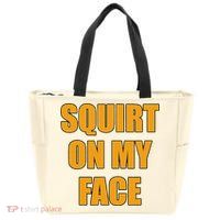 Squirt On My Face Zip Tote Bag
