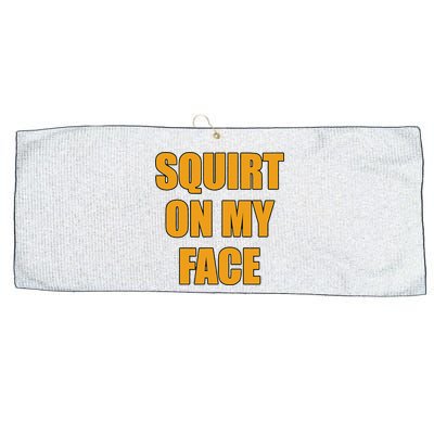 Squirt On My Face Large Microfiber Waffle Golf Towel