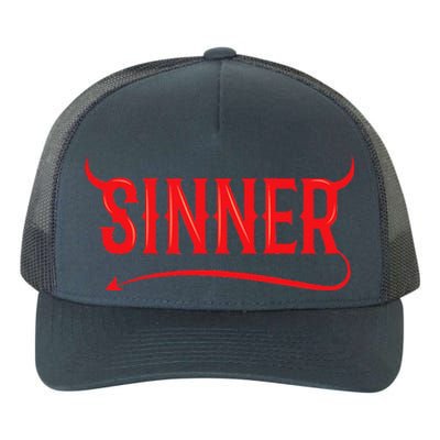 Sinner Outfit Matching Clothes Couple Gifts Funny Halloween Yupoong Adult 5-Panel Trucker Hat