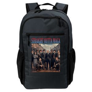 Straight Outta Maga Funny Trump 2024 Daily Commute Backpack