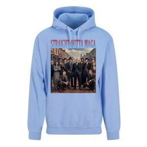 Straight Outta Maga Funny Trump 2024 Unisex Surf Hoodie