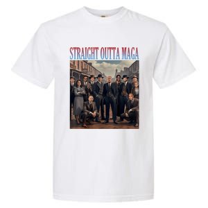 Straight Outta Maga Funny Trump 2024 Garment-Dyed Heavyweight T-Shirt