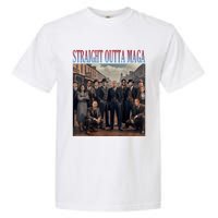 Straight Outta Maga Funny Trump 2024 Garment-Dyed Heavyweight T-Shirt