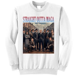 Straight Outta Maga Funny Trump 2024 Sweatshirt