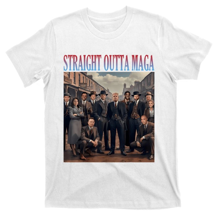 Straight Outta Maga Funny Trump 2024 T-Shirt