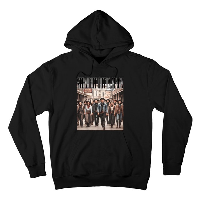 Straight Outta Maga Funny Hoodie