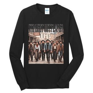 Straight Outta Maga Funny Tall Long Sleeve T-Shirt