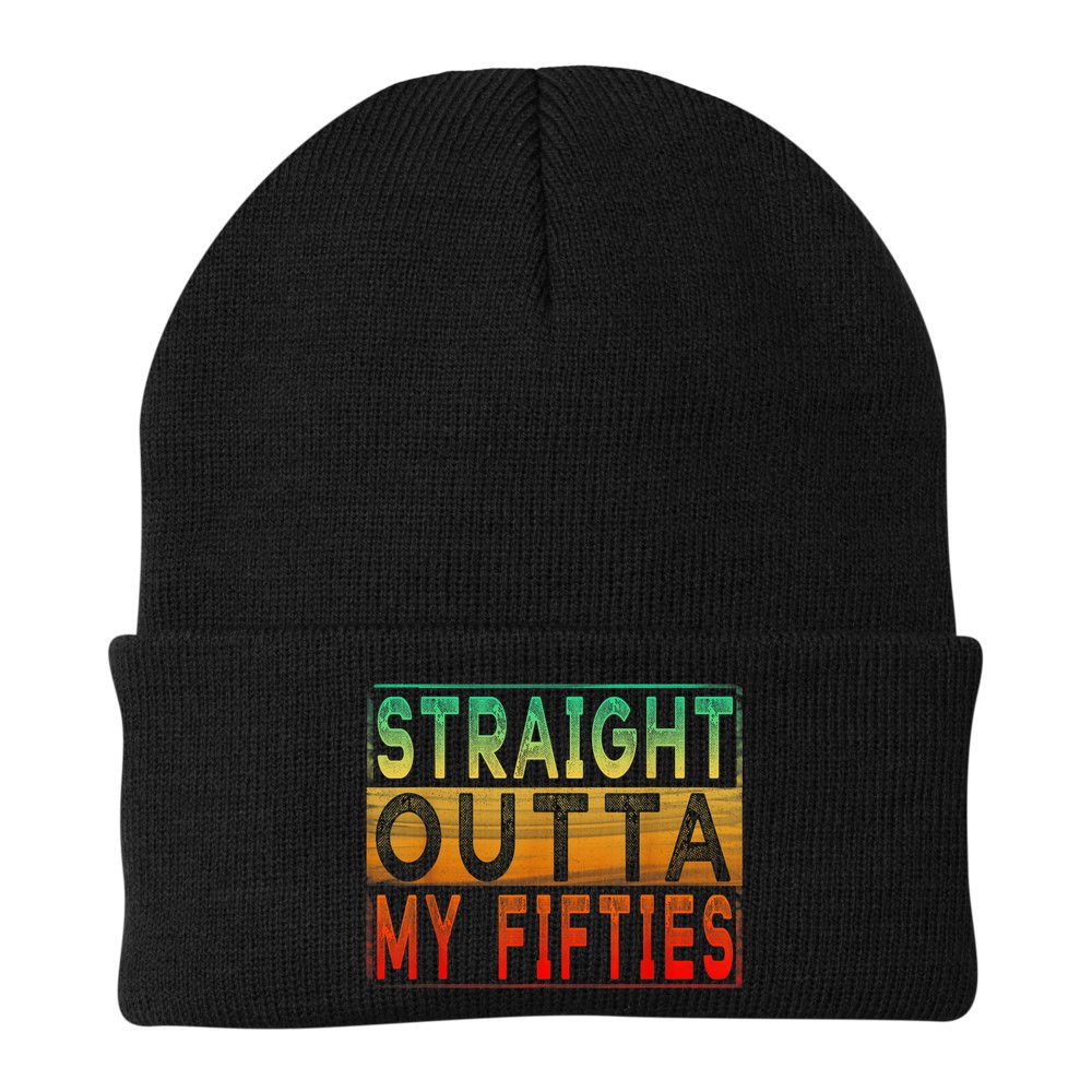 Straight Outta My Fifties - Vintage 60th Birthday shirt Beanie