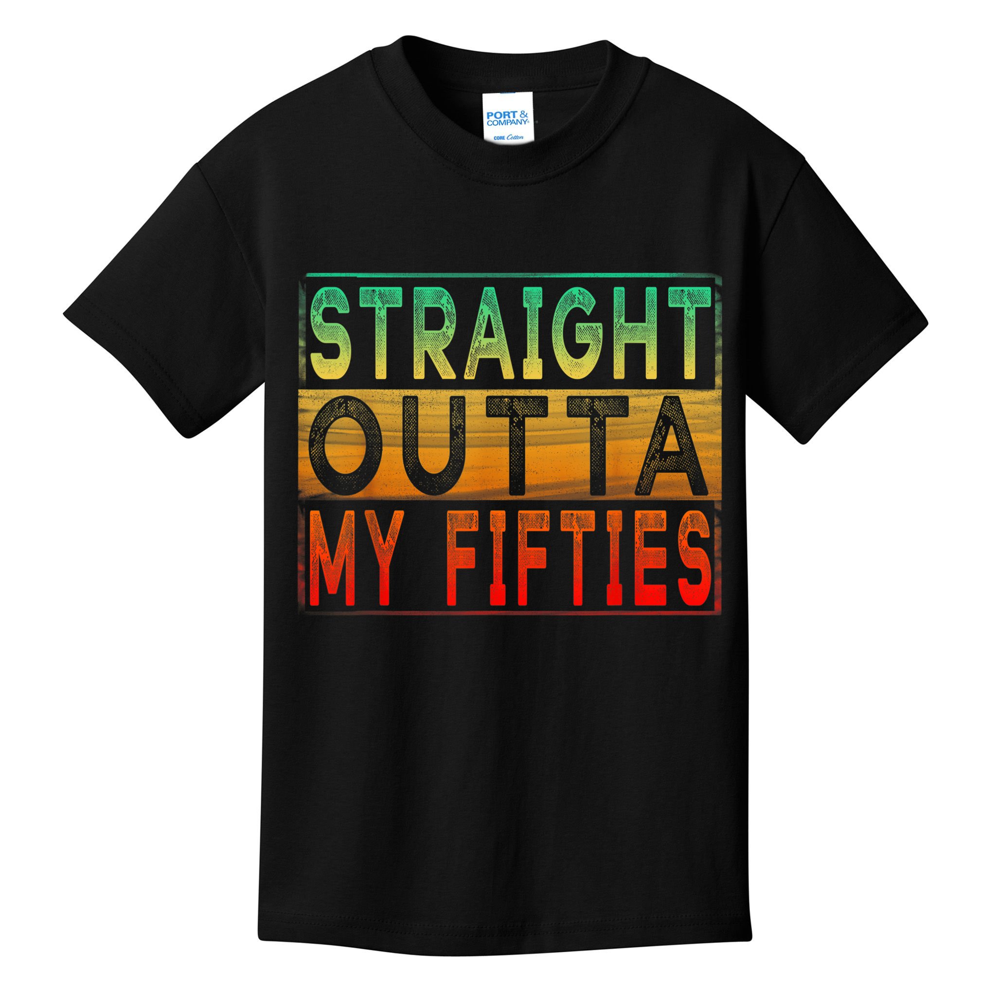 Straight Outta My Fifties - Vintage 60th Birthday shirt Kids T-Shirt