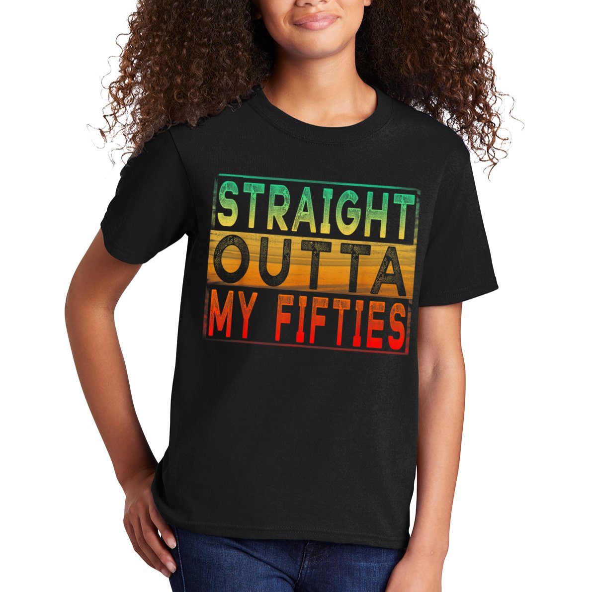 Straight Outta My Fifties - Vintage 60th Birthday shirt Kids T-Shirt