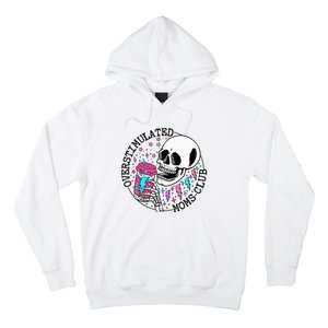  Saying Overstimulated Moms Club Groovy Hoodie