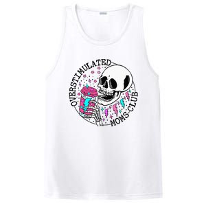  Saying Overstimulated Moms Club Groovy PosiCharge Competitor Tank