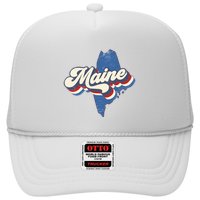 State Of Maine Retro Logo Trucker Hat