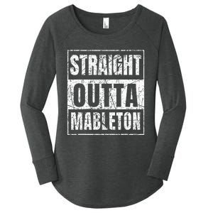 Straight Outta Mableton Georgia Women's Perfect Tri Tunic Long Sleeve Shirt